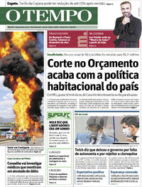 Capa do jornal O Tempo 06/05/2021