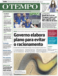 Capa do jornal O Tempo 09/06/2021