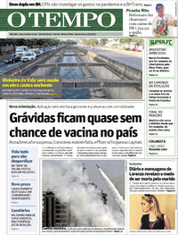Capa do jornal O Tempo 12/05/2021