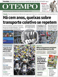 Capa do jornal O Tempo 24/05/2021
