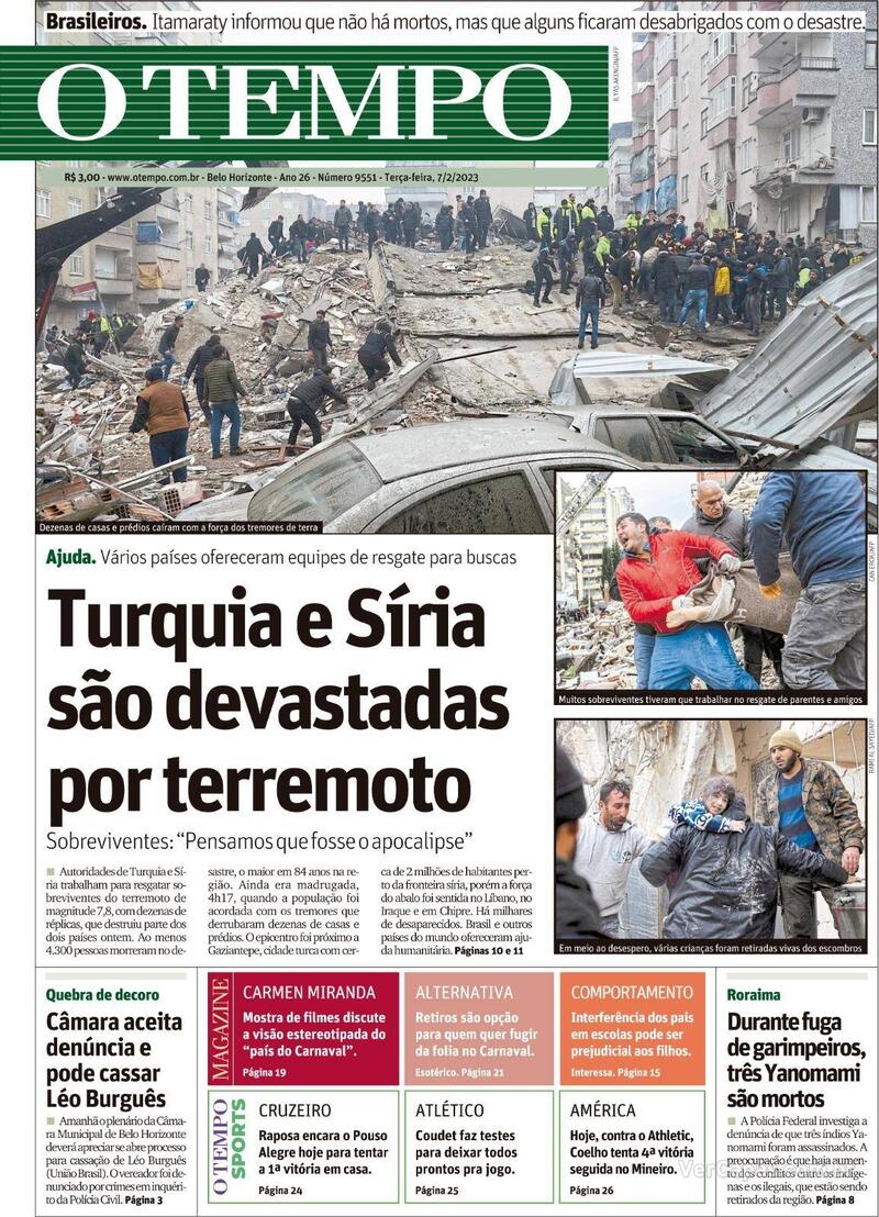 Capa Jornal O Jogo - 25 fevereiro 2023 