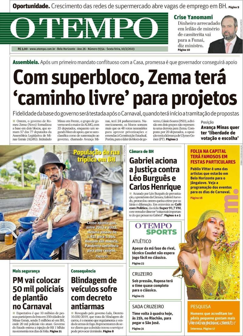 Capa Jornal O Jogo - 25 fevereiro 2023 