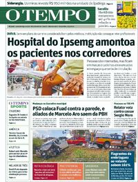 Capa do jornal O Tempo 02/04/2024