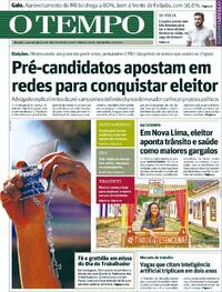 Capa do jornal O Tempo 02/05/2024