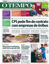 Capa do jornal O Tempo 03/02/2024