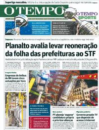 Capa do jornal O Tempo 04/04/2024