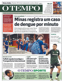 Capa do jornal O Tempo 06/02/2024