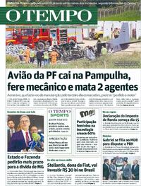Capa do jornal O Tempo 07/03/2024