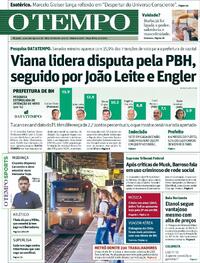 Capa do jornal O Tempo 09/04/2024