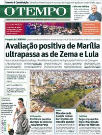 Capa do jornal O Tempo 17/04/2024