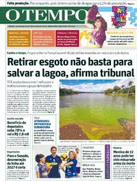 Capa do jornal O Tempo 18/01/2024