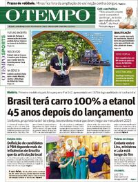 Capa do jornal O Tempo 19/04/2024