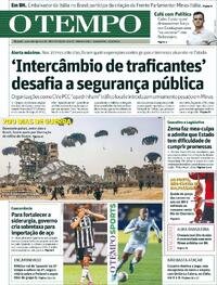 Capa do jornal O Tempo 24/04/2024