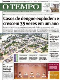 Capa do jornal O Tempo 28/02/2024