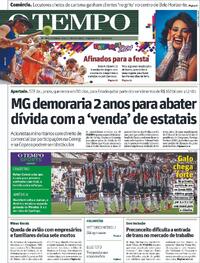 Capa do jornal O Tempo 29/01/2024