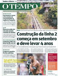 Capa do jornal O Tempo 29/05/2024