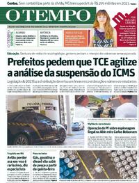 Capa do jornal O Tempo 30/01/2024