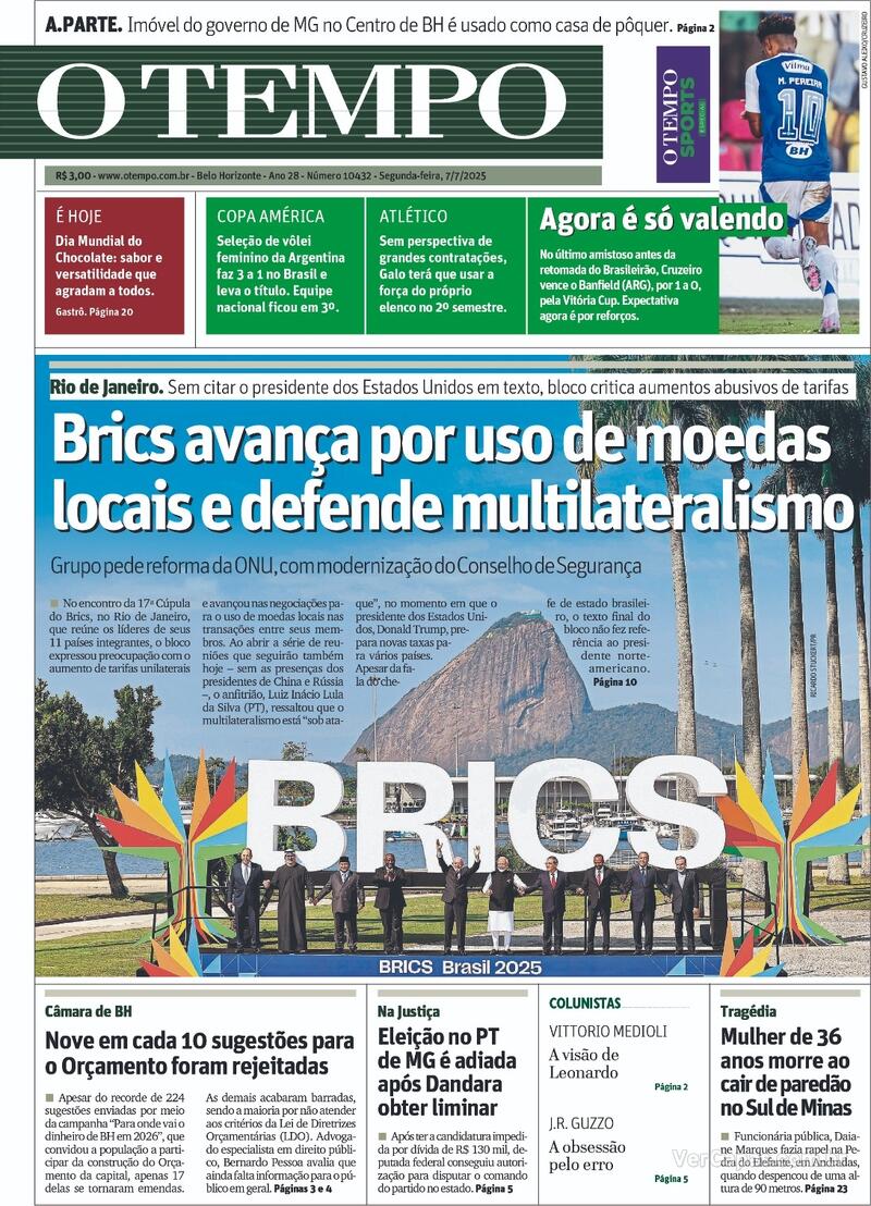 Jornal O Tempo Jornal O Tempo