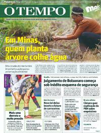 Capa do jornal Jornal O Tempo 01/09/2025