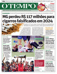 Capa do jornal Jornal O Tempo 01/12/2025