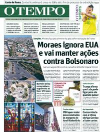 Capa do jornal Jornal O Tempo 02/08/2025