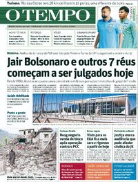 Capa do jornal Jornal O Tempo 02/09/2025