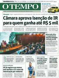 Capa do jornal Jornal O Tempo 02/10/2025