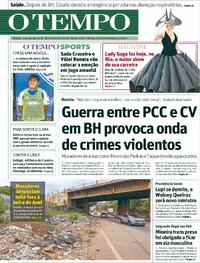 Capa do jornal Jornal O Tempo 03/05/2025