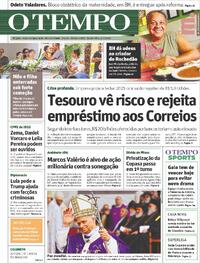 Capa do jornal Jornal O Tempo 03/12/2025