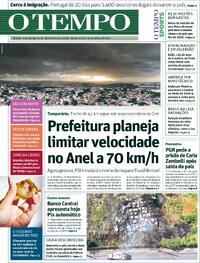 Capa do jornal Jornal O Tempo 04/06/2025