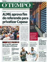 Capa do jornal Jornal O Tempo 06/11/2025