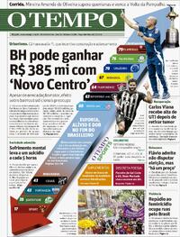 Capa do jornal Jornal O Tempo 08/12/2025