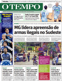 Capa do jornal Jornal O Tempo 09/12/2025