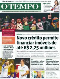 Capa do jornal Jornal O Tempo 11/10/2025