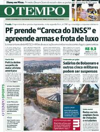 Capa do jornal Jornal O Tempo 13/09/2025
