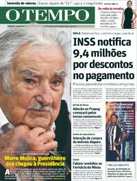 Capa do jornal Jornal O Tempo 14/05/2025