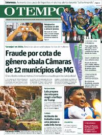 Capa do jornal Jornal O Tempo 14/07/2025