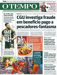 Capa do jornal Jornal O Tempo 15/08/2025