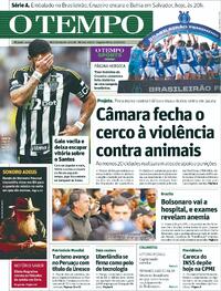 Capa do jornal Jornal O Tempo 15/09/2025