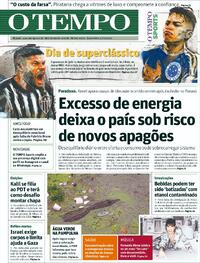 Capa do jornal Jornal O Tempo 15/10/2025