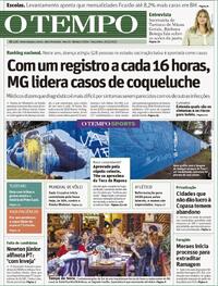 Capa do jornal Jornal O Tempo 16/12/2025