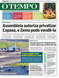 Capa do jornal Jornal O Tempo 18/12/2025