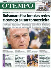 Capa do jornal Jornal O Tempo 19/07/2025