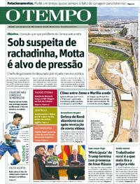 Capa do jornal Jornal O Tempo 19/08/2025