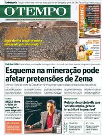 Capa do jornal Jornal O Tempo 19/09/2025
