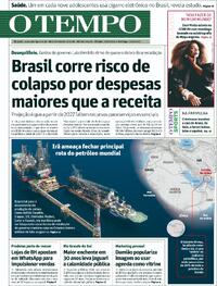 Capa do jornal Jornal O Tempo 21/06/2025