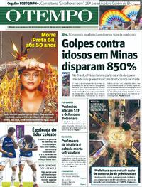Capa do jornal Jornal O Tempo 21/07/2025