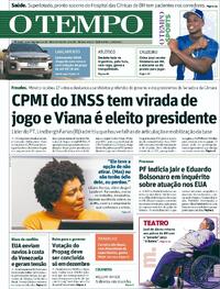 Capa do jornal Jornal O Tempo 21/08/2025