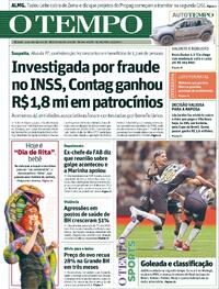 Capa do jornal Jornal O Tempo 22/05/2025