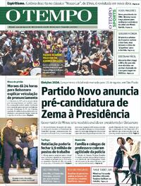 Capa do jornal Jornal O Tempo 22/07/2025